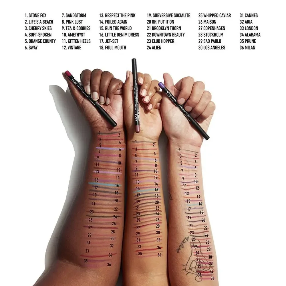NYX Matte Lip Liner Pencil - Suede Matte Lip Liner - Life's A Beach ( SMLL02 )